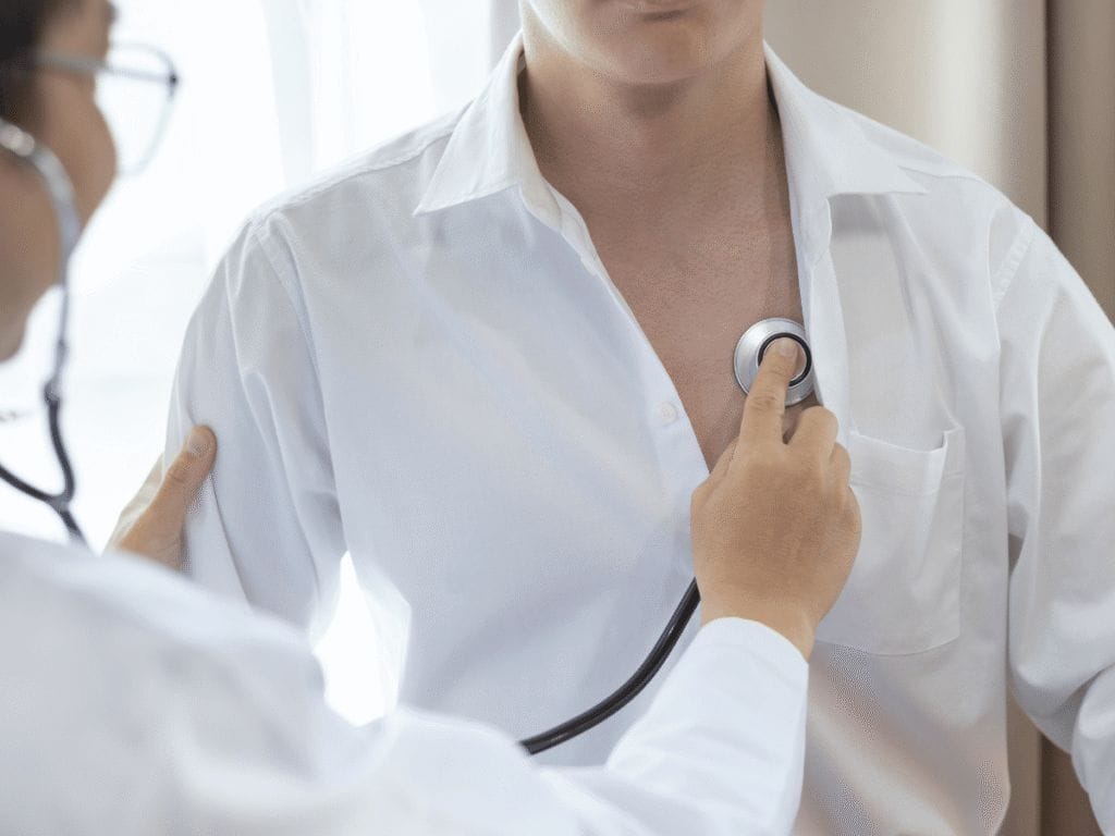 doctor doing a regular check up of a patient