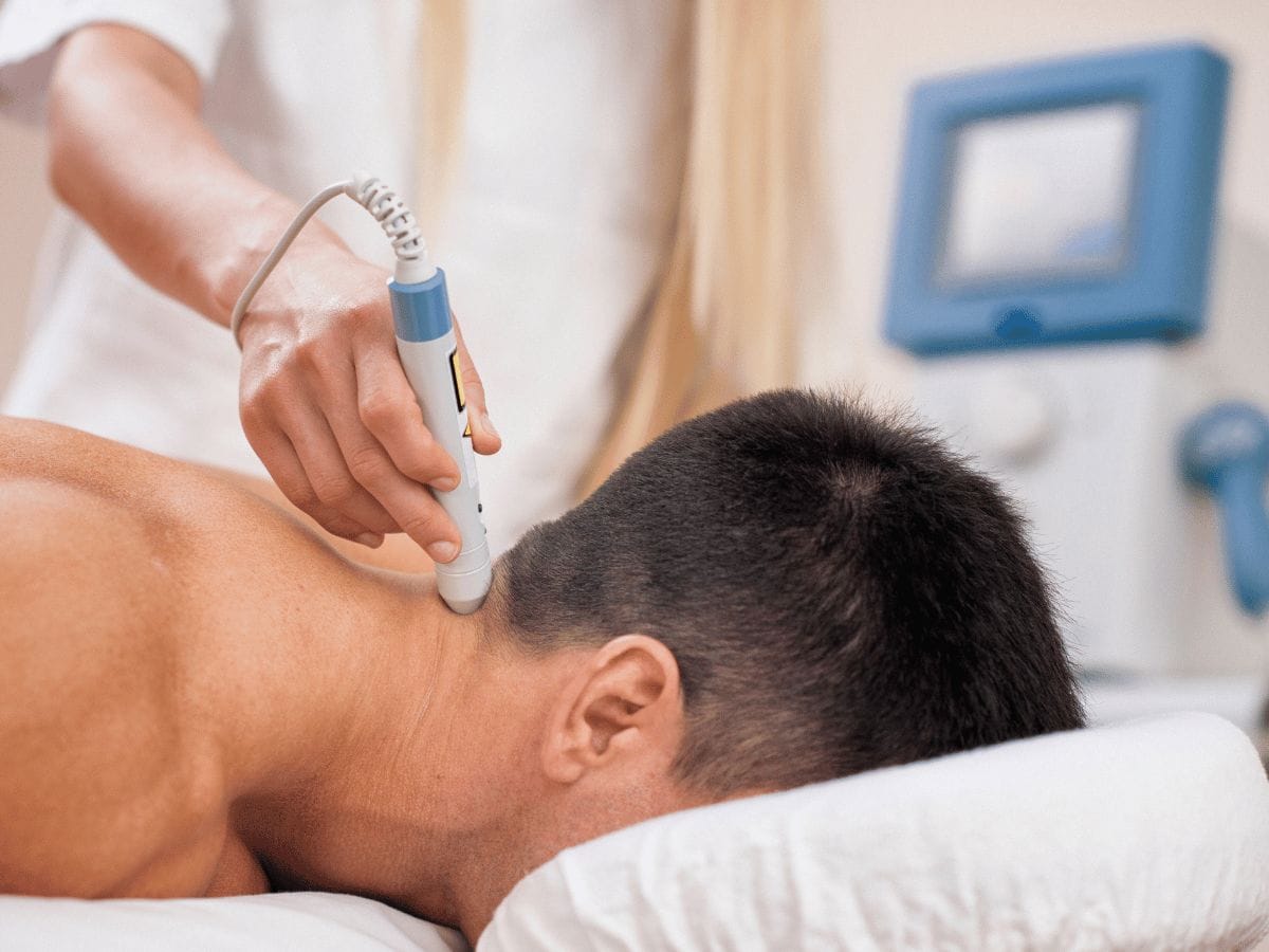 a patient getting a remy laser treatment