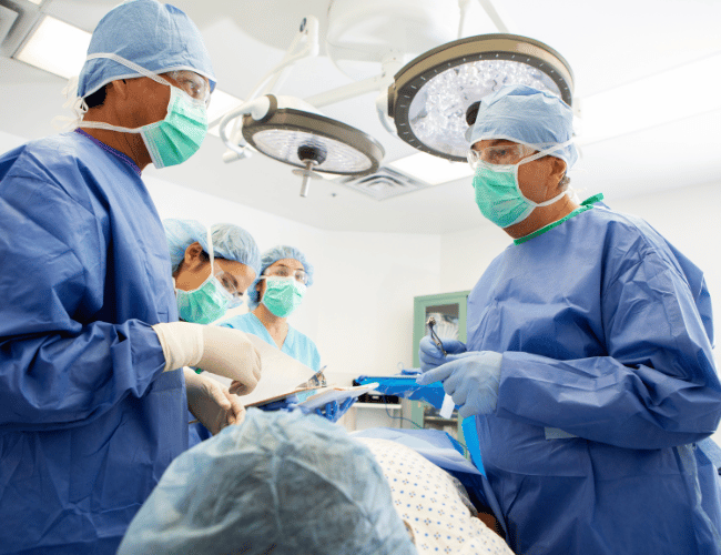 Vascular Surgeons in a operating room