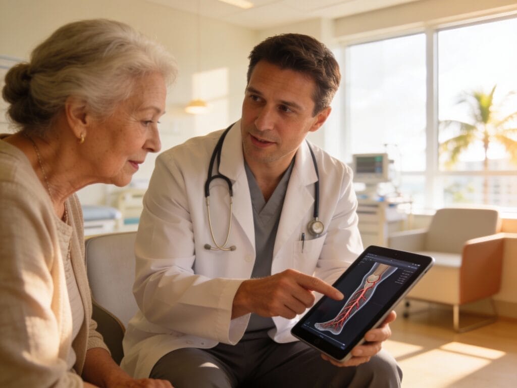 Doctor-patient consultation photo